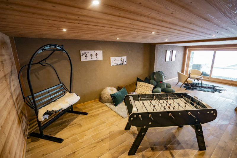 Chalet Juliette, Salle de jeux avec baby foot, Châtel