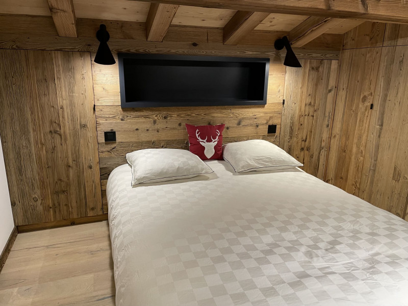 Chalet L'Alpaga, Bedroom with 1 double bed, Châtel Ski 74