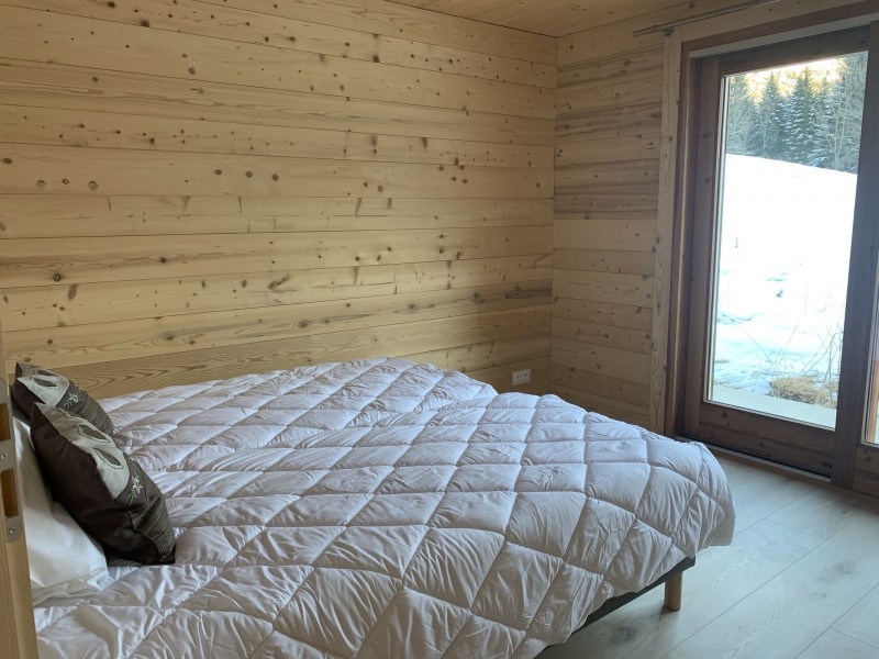 Chalet l'echo du morclan, Chambre 2 lits simples, Châtel