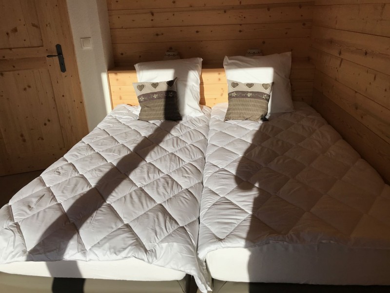 Chalet l'echo du morclan, Chambre 2 lits simples, Châtel Portes du Soleil
