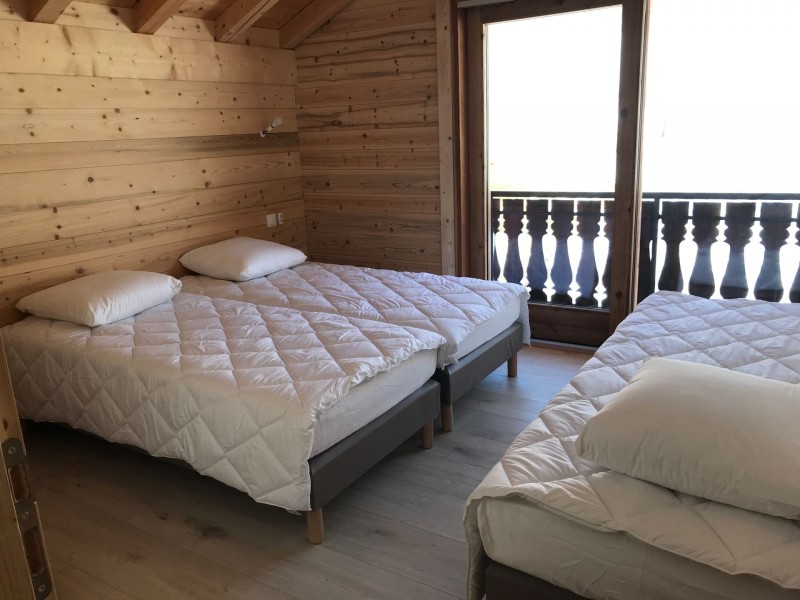 Chalet l'echo du morclan, Chambre 3 lits simples, Châtel Portes du Soleil