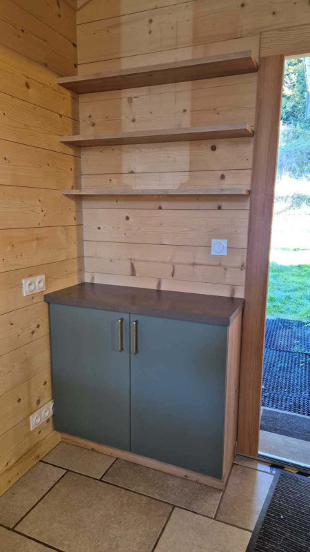 Chalet L'Orée du lac, Kitchen undergoing renovation, Chatel, Ski resort Chalet L'Orée du lac, Kitchen undergoing renovation, Chatel, Ski resort