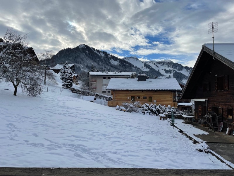 Chalet l'ORME, Châtel, vue balcon du salon