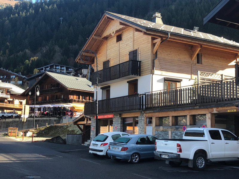 Chalet l'ourson, 4 personnes, vue extérieur, châtel montagne