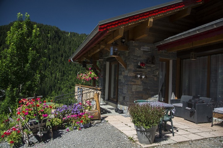 Chalet La Boule de Neige Extérieur Châtel été