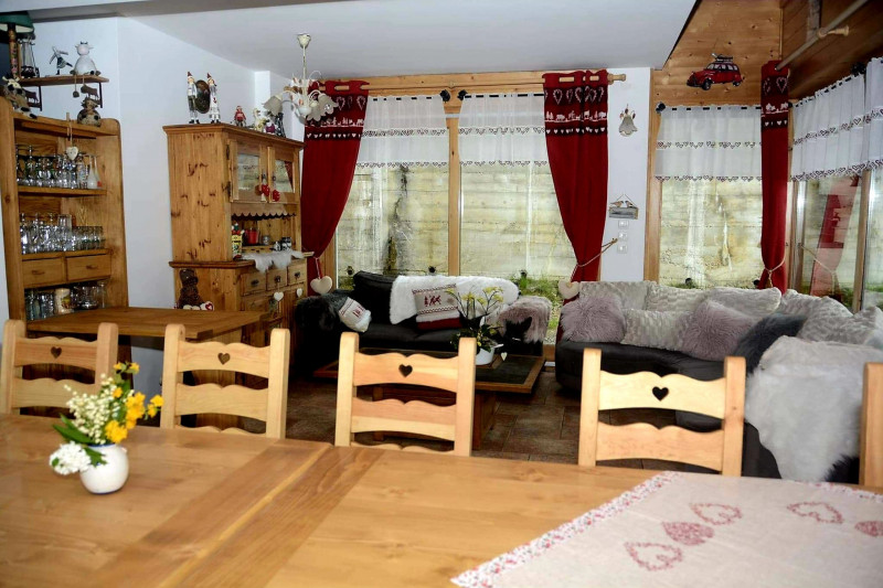 Chalet The Boule de Neige, Dining and living room, Châtel Ski 74