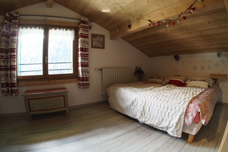 Chalet La Calèche, Chambre 4 lits simples, Châtel