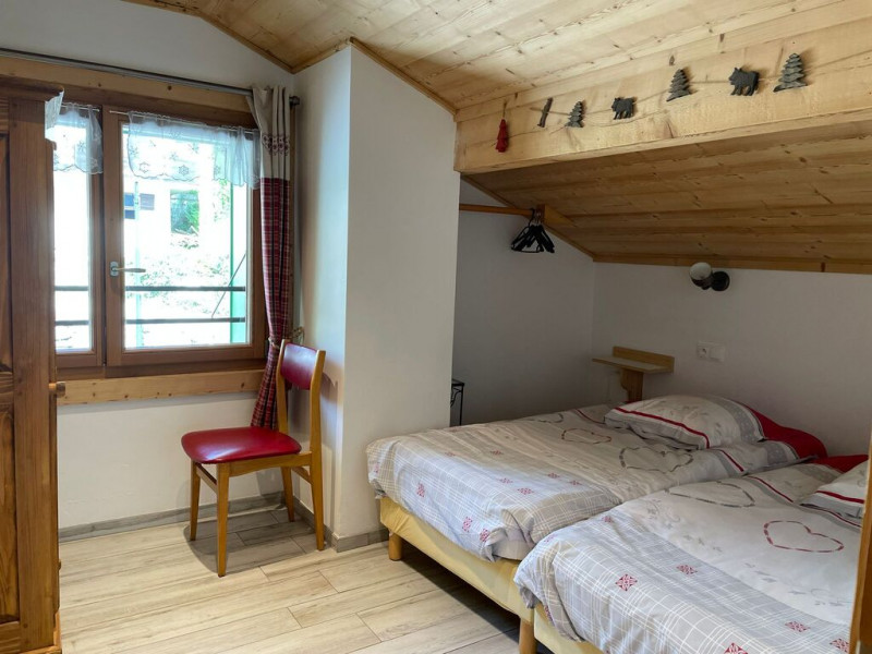 Chalet La Calèche, Chambre lits simples, Châtel Vacances au ski