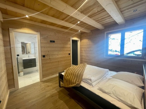 Chalet La Corniche 15 people Châtel, Bedroom 1 double bed, Family stay