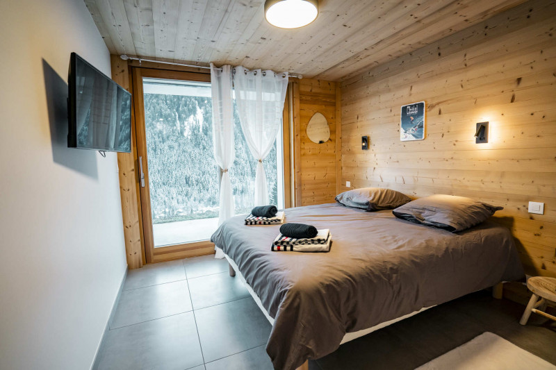 Chalet La Ferme de Delphine & François, chambre double, Châtel Réservation