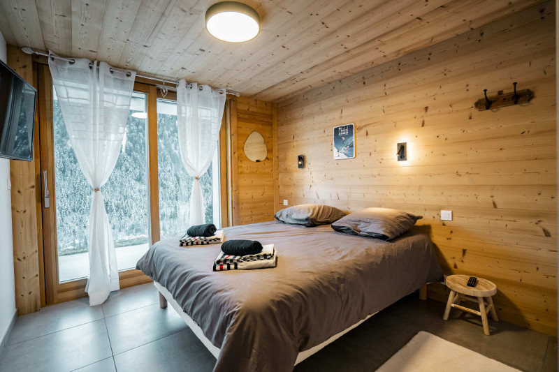 Chalet La Ferme de Delphine & François, chambre double, Châtel Vallée d'Abondance Haute-Savoie