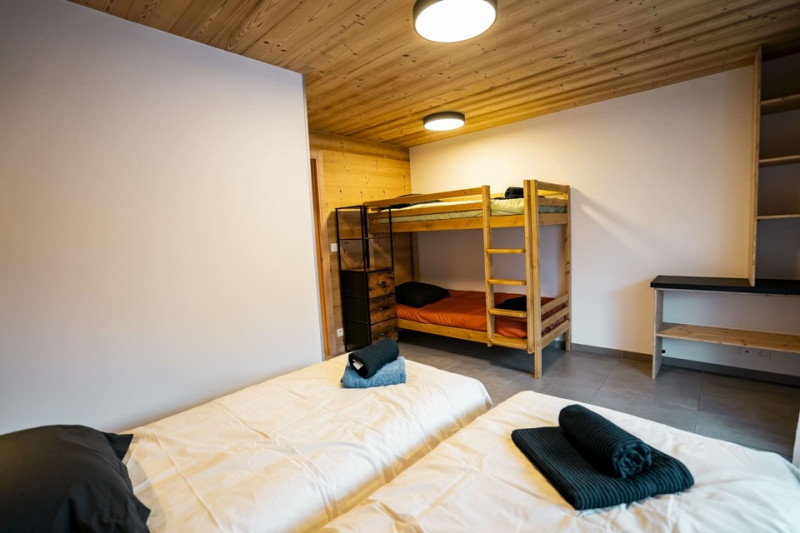 Chalet La Ferme de Delphine & François, chambre, Haute-Savoie Châtel vacances été famille