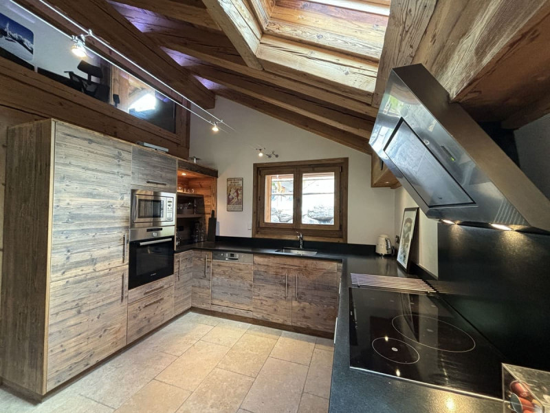 Chalet La Folie à Châtel avec une cuisine équipée