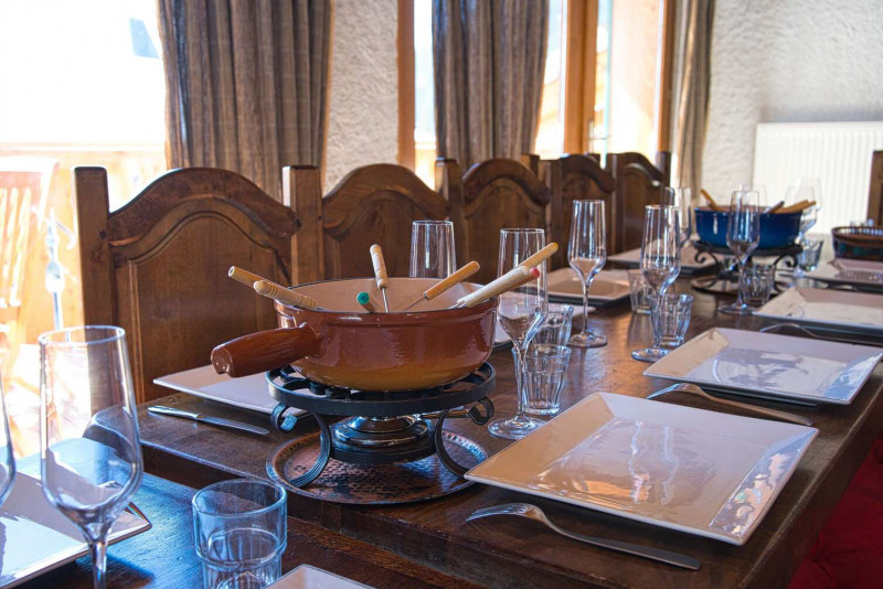 chalet La Savoyarde, Dining room, Châtel Raclette