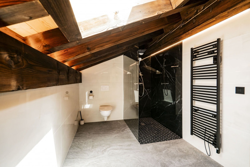 Chalet Laurentine, salle de douche, Châtel montagne ski Chalet Laurentine, salle de douche, Châtel montagne ski