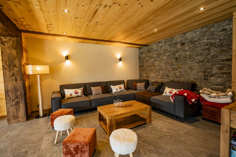 Chalet Laurentine, salon, Châtel ski neige Chalet Laurentine, salon, Châtel ski neige