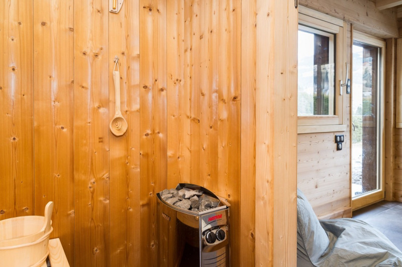 Chalet Le Bois Brulé, Châtel, sauna intérieur
