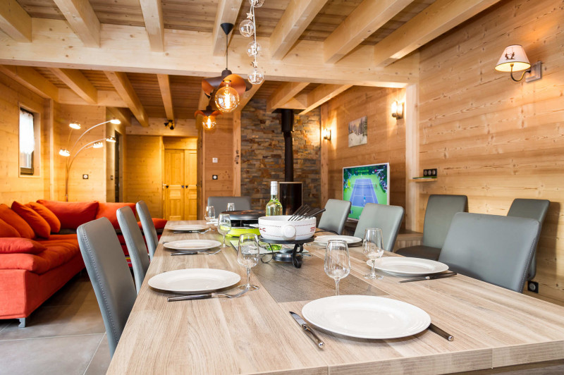 Chalet Le Bois Brulé, salle à manger, Châtel Les Portes du Soleil