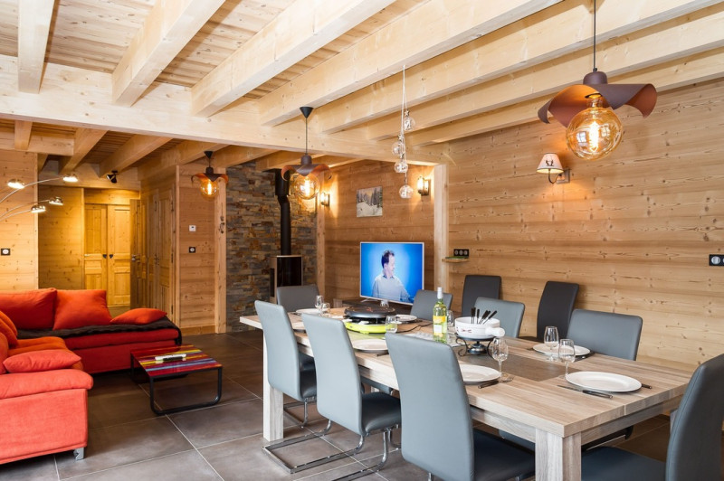 Chalet Le Bois Brulé, salle à manger, Châtel Les Portes du Soleil