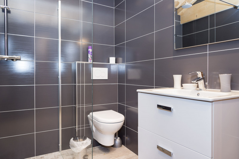 Chalet Le Bois Brulé, salle de bain, Châtel vacance montagne famille