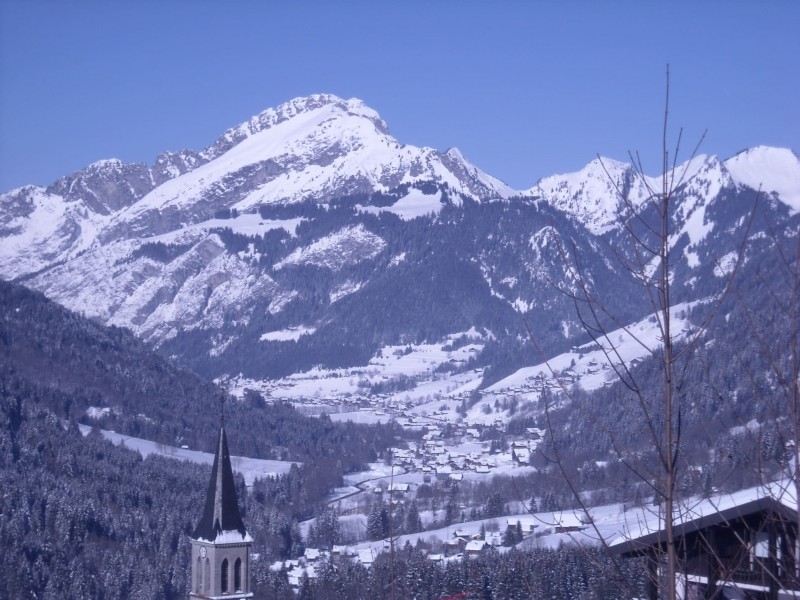 Chalet Le Cerf Chambre Vue Châtel Montagne
