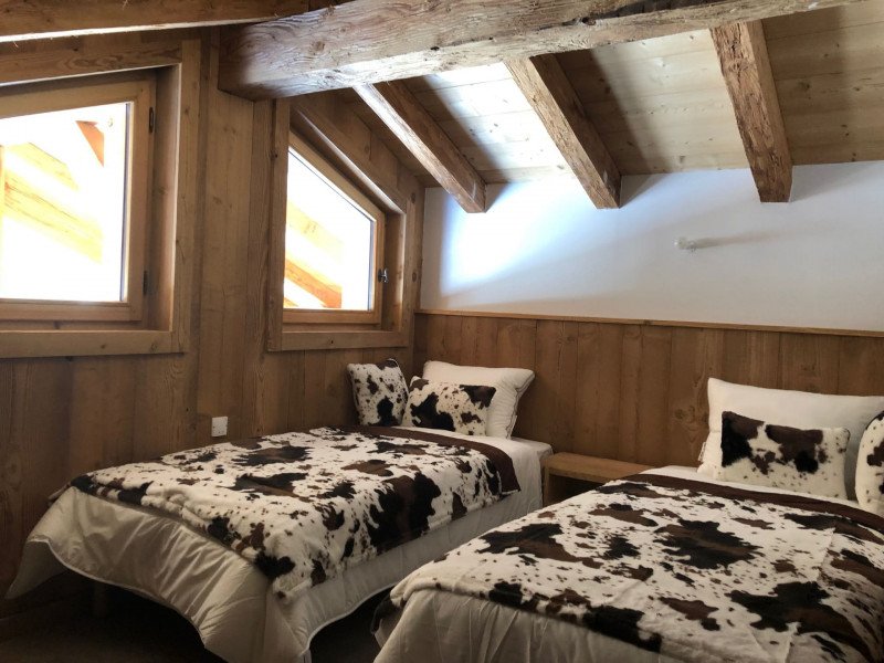 Chalet le Mille Cent, 12 personnes, Chambre 2 lits simples, Châtel 74