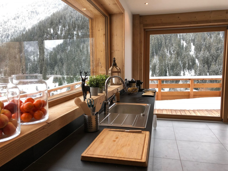 Chalet le Mille Cent, 12 personnes, Cuisine, Châtel Vacances Montagne