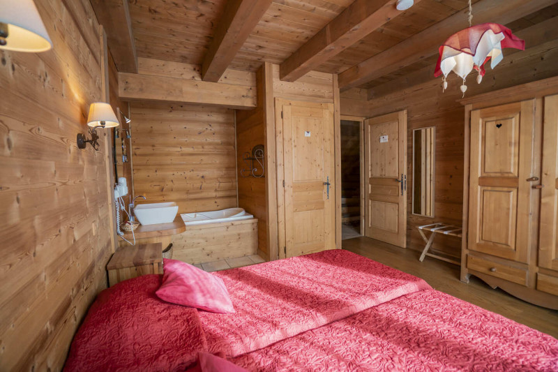 Chalet Le Noisetier, chambre deux lits simples, Châtel Les Portes du Soleil