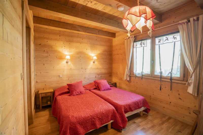 Chalet Le Noisetier, deux lits simples, Châtel Les Portes du Soleil