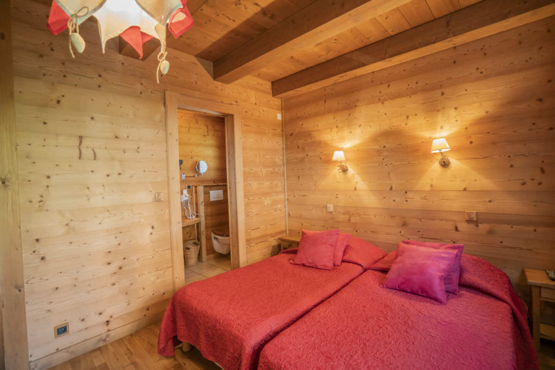 Chalet Le Noisetier, deux lits simples, Châtel Les Portes du Soleil