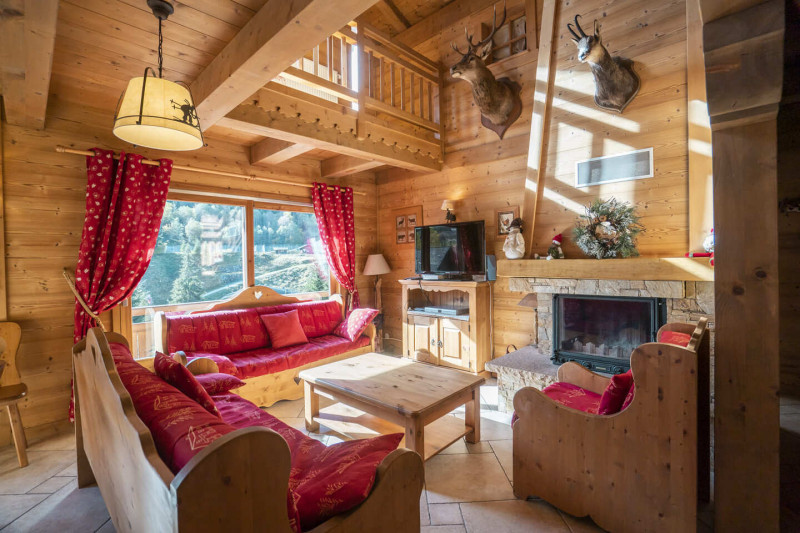 Chalet Le Noisetier, salon, Châtel Les Portes du Soleil