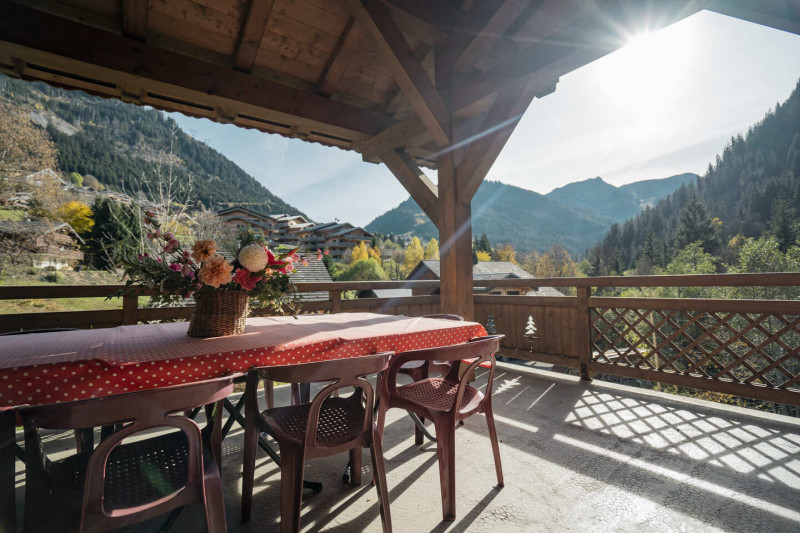 Chalet Le Noisetier, terrasse, Châtel Les Portes du Soleil