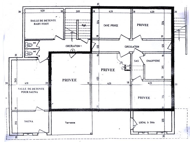 Chalet Le Petit Cornillon Plan  Châtel 