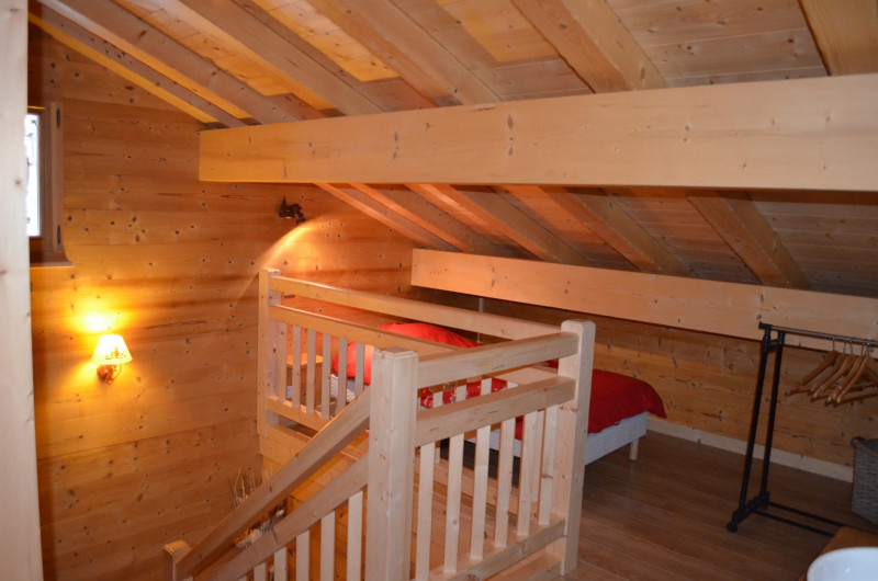 Chalet Le Ramoneur Savoyard, Coin nuit avec 1 lit simple, Châtel Vacances au ski