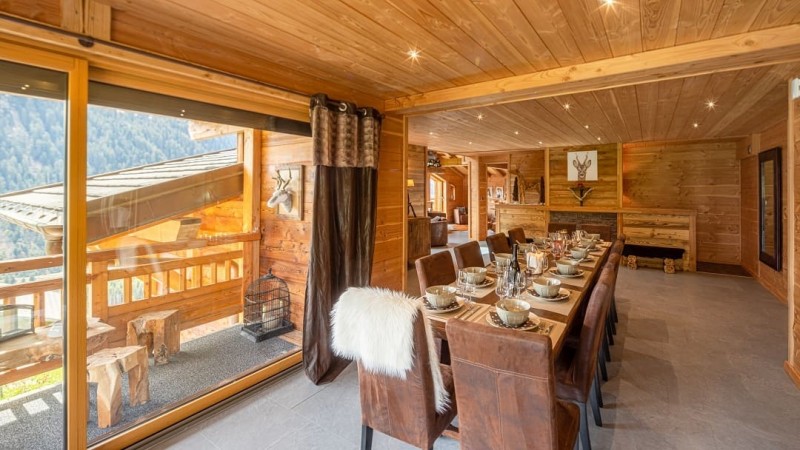 Chalet le Savoyard, 12 personnes, Châtel, Petit Châtel, salle à manger