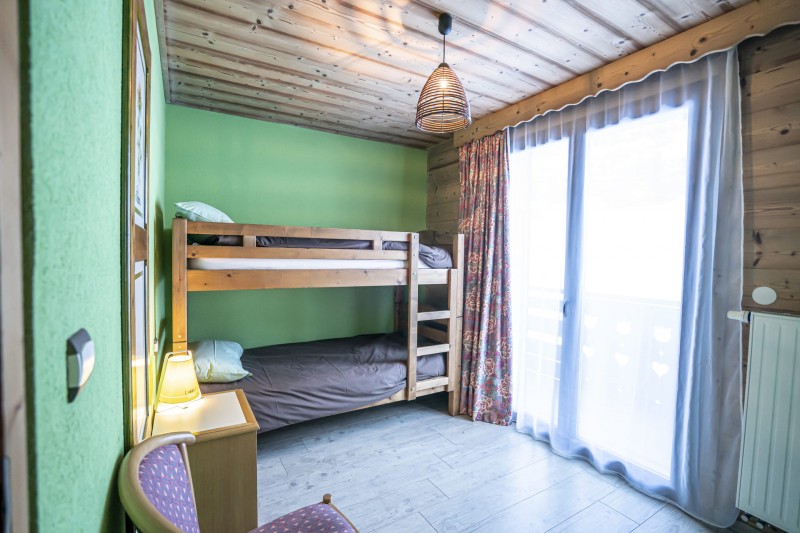 Chalet le Val d'Or, Appt n°2, Chambre 2 lits superposés, Châtel