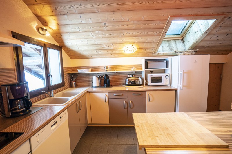Chalet le Val d'Or, Appt n°2, Cuisine, Châtel
