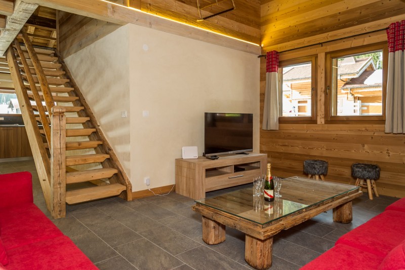 Chalet les Bucherons, Salon, Châtel