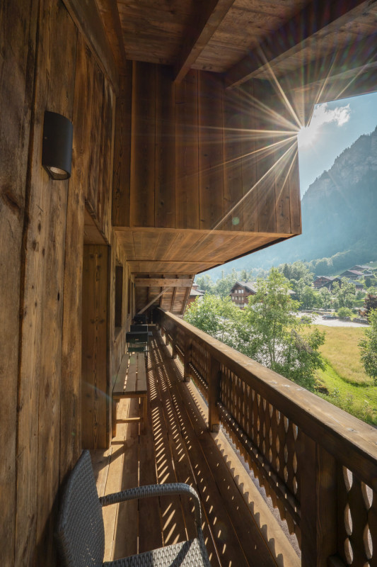 Chalet les Cerfs, Appartement 10 personnes, Balcon, Châtel Alpes du Nord