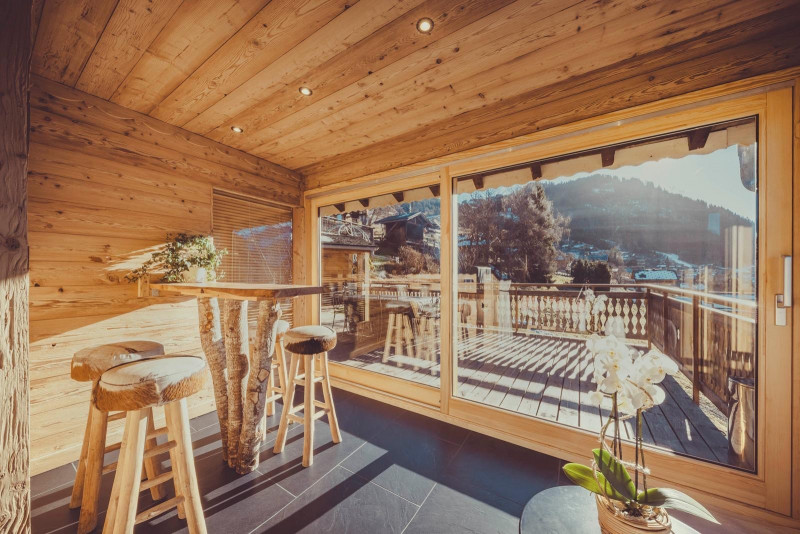 Chalet Les Loups Châtel bar
