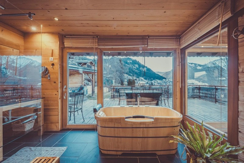 Chalet Les Loups Châtel Jacuzzi