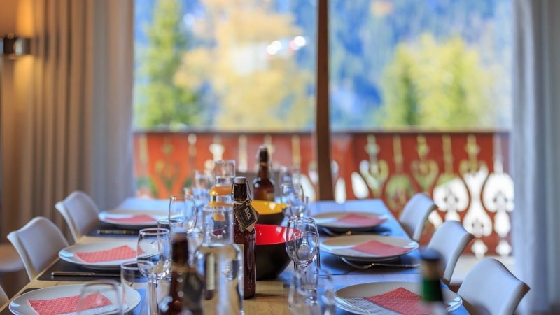 Chalet les Montagnards, 12 personnes, Châtel, Petit Châtel, salle à manger