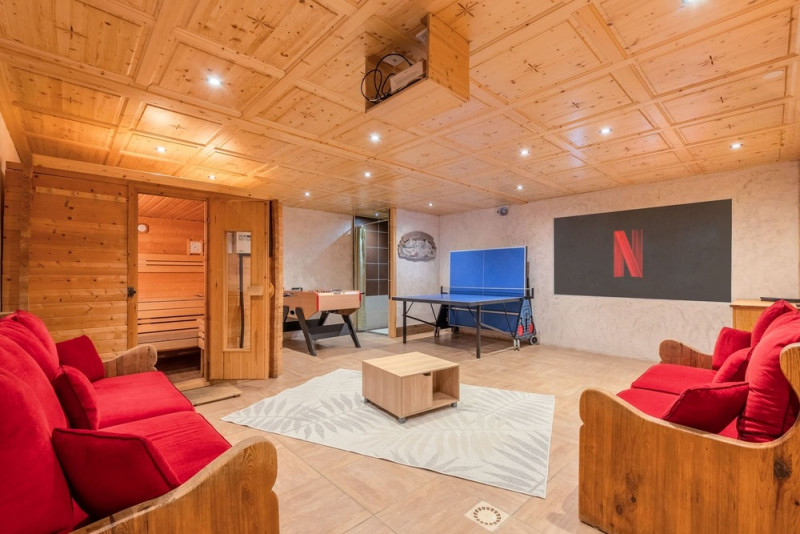 Chalet Les Romains, salle de jeux, Châtel Les Portes du Soleil 74390