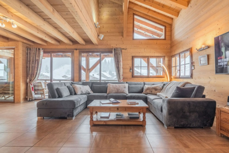 Chalet Les Romains, salon, Châtel Les Portes du Soleil