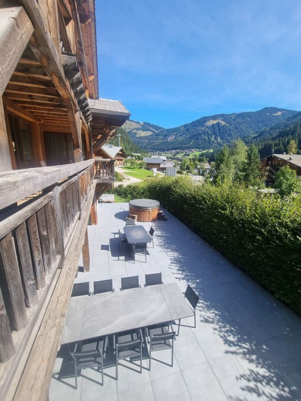 Chalet Les Romains, terrasse, Châtel, Vallée d'Abondance