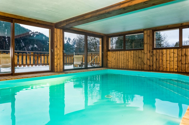 Chalet Les Vuargnes Châtel Piscine