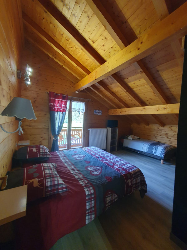 Chalet Lou Polaye Châtel, Bedroom 1 double bed + 1 single bed, Holidays Haute Savoie
