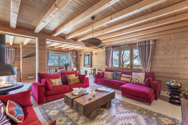 Chalet montbéliarde, Salon, Châtel montagne authentique