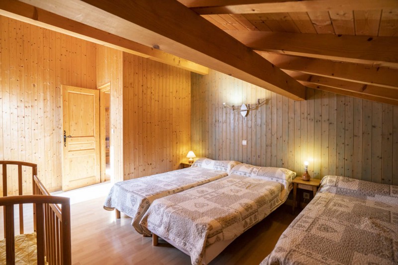 Chalet Picard - La Poya Chambre lits simples Châtel 74