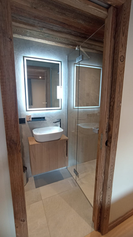 Chalet, shower room, Châtel mountain ski resort